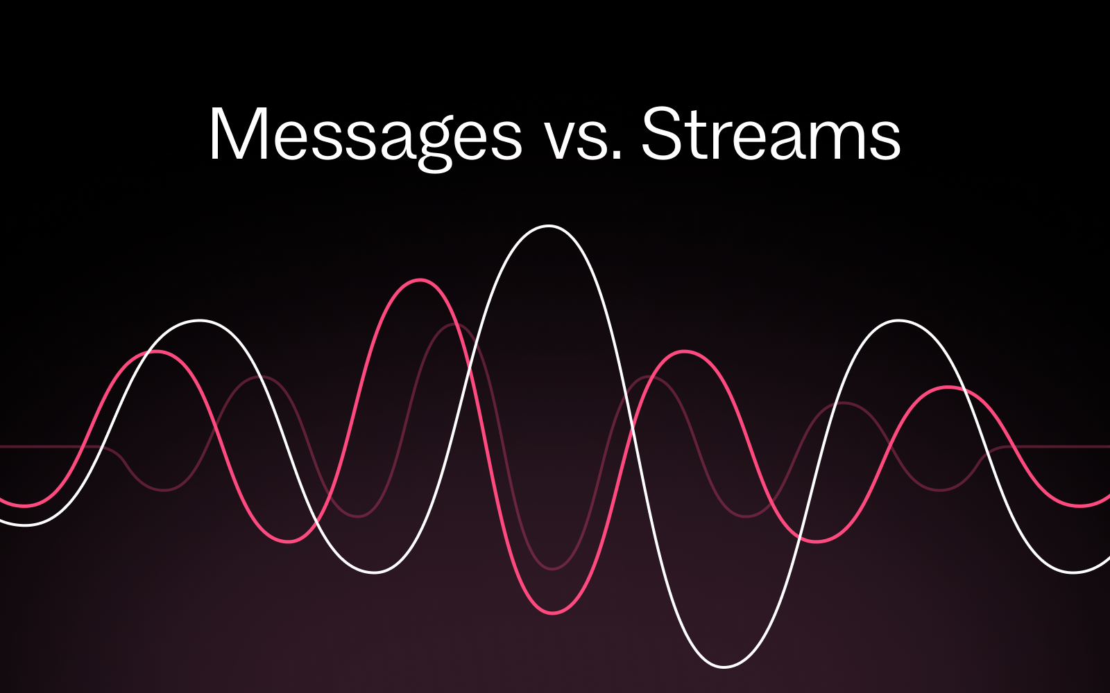 Messages vs. Streams